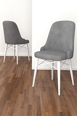 Rovena Vals Beyaz Mermer 80x132 Açılabilir Mdf Mutfak Masası Takımı 6 Adet Sandalye