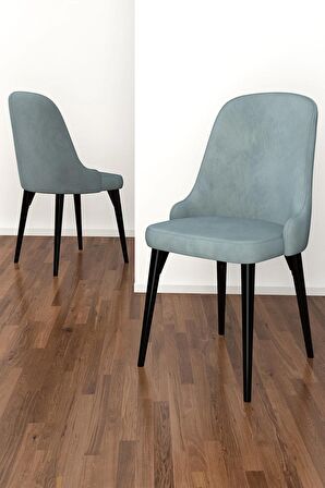 Rovena Armin Siyah Mermer 80x132 Açılabilir Mdf Mutfak Masası Takımı 6 Adet Sandalye