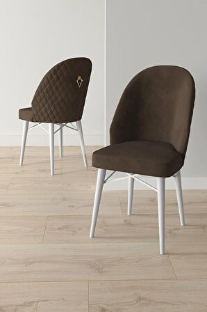 Rovena Marsilya Beyaz 80x132 Açılabilir Mdf Mutfak Masası Takımı 6 Adet Sandalye