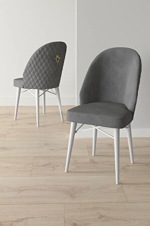 Rovena Marsilya Beyaz Mermer 80x132 Açılabilir Mdf Mutfak Masası Takımı 6 Adet Sandalye