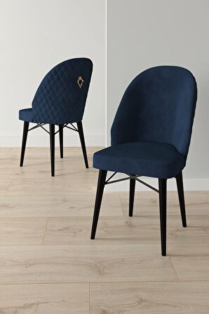 Rovena Marsilya Siyah Mermer 80x132 Açılabilir Mdf Mutfak Masası Takımı 6 Adet Sandalye