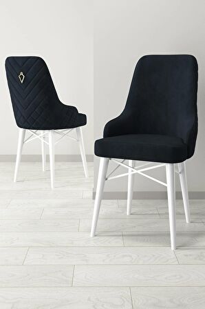 Rovena Flora Beyaz 80x132 Açılabilir Mdf Mutfak Masası Takımı 4 Adet Sandalye