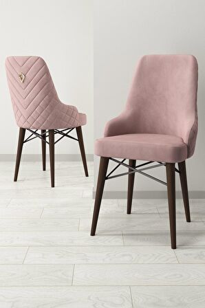 Rovena Flora Meşe 80x132 Açılabilir Mdf Mutfak Masası Takımı 4 Adet Sandalye