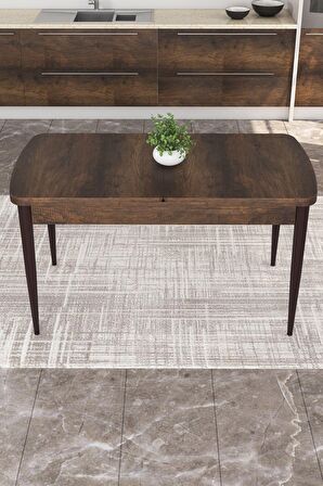 Rovena Flora Barok 80x132 Açılabilir Mdf Mutfak Masası Takımı 6 Adet Sandalye