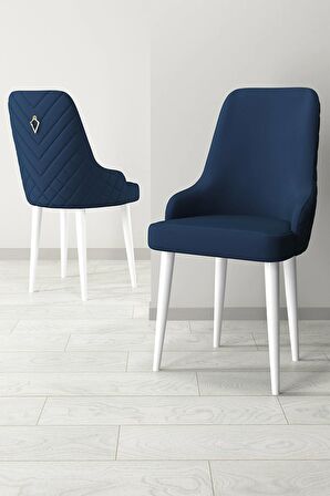 Rovena Eylül Beyaz 80x132 Açılabilir Mdf Mutfak Masası Takımı 4 Adet Sandalye