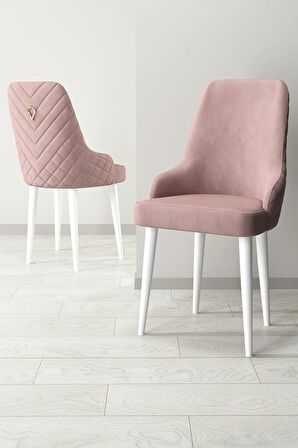 Rovena Eylül Beyaz 80x132 Açılabilir Mdf Mutfak Masası Takımı 4 Adet Sandalye+1 Bench