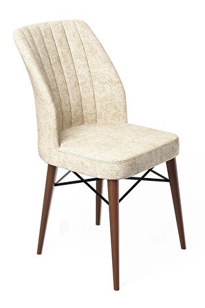 Rovena Arel Barok 80x132 Açılabilir Mdf Mutfak Masası Takımı 6 Adet Sandalye