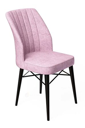 Rovena Arel Siyah Mermer 80x132 Açılabilir Mdf Mutfak Masası Takımı 4 Adet Sandalye