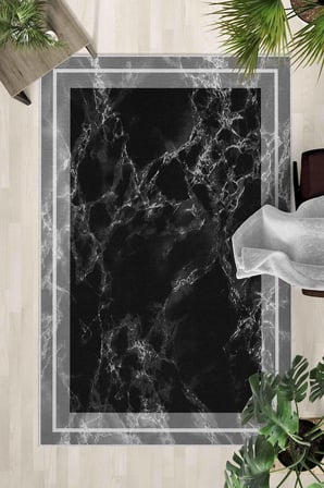 Kaymaz Taban Yıkanabilir Halı – Mutfak, Salon, Yatak Odası için Modern Dijital Baskı Halı (SLNHALI66