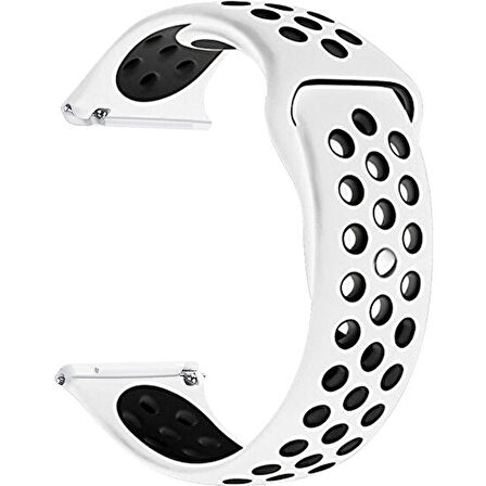 Gpack Honor Watch 4 Pro Kordon Delikli Çift Renk Silikon