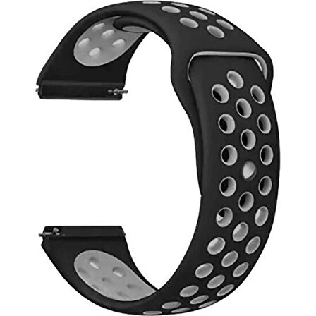 Gpack Honor Watch 4 Pro Kordon Delikli Çift Renk Silikon