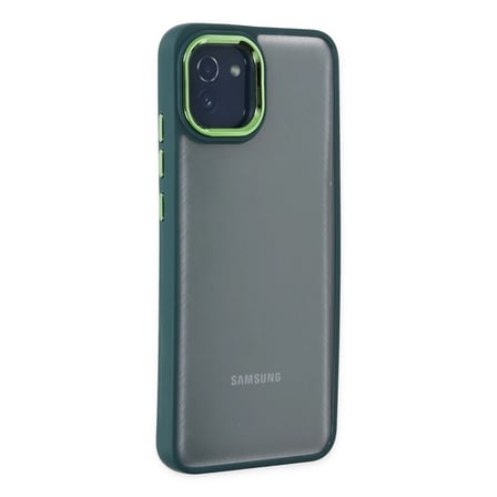 Samsung Galaxy A03 Kılıf Dora Kapak - Haki Yeşil