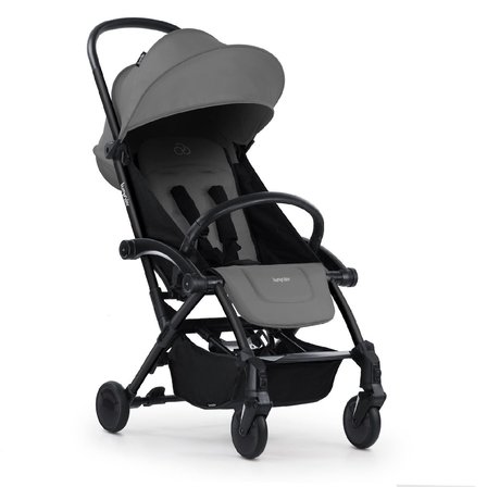 Bumprider Connect³ Black-Grey Bebek Arabası & Connect TRN Grup 0+ Oto Koltuğu Grey & Oto Koltuk Adaptörü
