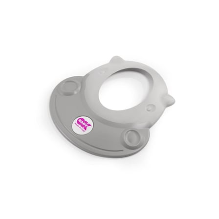OKBaby Bebek Banyo Seti Bella Dijital Termometreli Çift Yönlü Küvet + Küvet Taşıyıcı + Hippo Duş Şapkası A.Gri