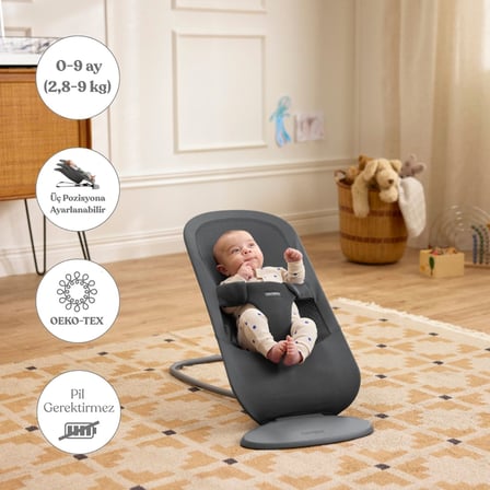 BabyBjörn 2’li Set Begin Ana Kucağı & Kanguru Hold Mesh Dark Grey