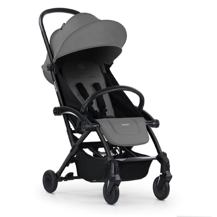 Bumprider Connect³ İkiz Bebek Arabası ve Portbebe Seti – Black & Grey | Yan Bakım Çantası Hediyeli