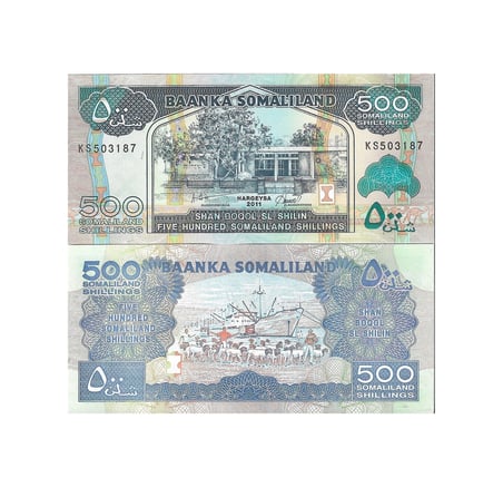 Somali 2011 Yılı 500 Shilling Yabancı Kağıt Para Çil Unc Koleksiyon Para