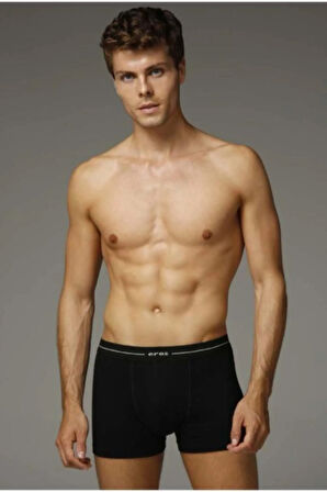 Erkek 3'lü Siyah Lacivert Gri Karışık Renk Compact Likralı Penye Boxer