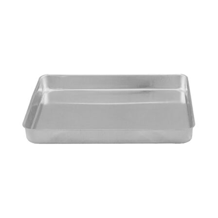 Almetal AL-KB.TK.30.40.4 Alüminyum Köşeli Tek Kullanımlık Baklava Tepsi 30x40x4 cm