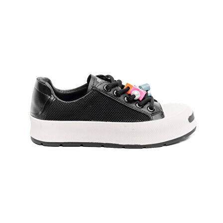 Bağcıklı Fileli Günlük Kadın Sneaker 