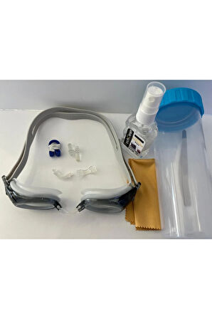 Numaralı Yapılabilir Yüzücü Gözlüğü Su Geçirmez & Ayarlanabilir Kayış