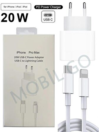 Iphone Tüm Serilerle Uyumlu Hızlı Şarj Aleti Kablo Adaptör Set Iphone 11 / 12 / 13 / 14 Pro Max