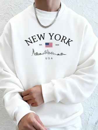 Seul Güney Kore Baskı Erkek Kazaklar Polar Hip Hop Kazak Günlük Giysiler Sonbahar Bisiklet Ya
