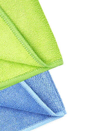Technow Universal Parlak Doku 2li Mikrofiber 40x40cm Temizlik Bezi 