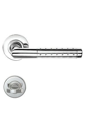 Condı 106l Noktalı Saten Krom Rozetlı Kapı Kolu Rozetli Wc (TK)