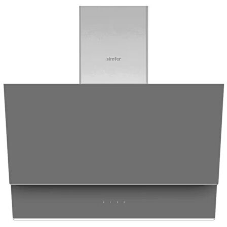 Simfer 4 Fonksiyon Trend Dijital Silver Power Turbo 3'lü Ankastre Set ( Fırın +  Ocak +  Davlumbaz)