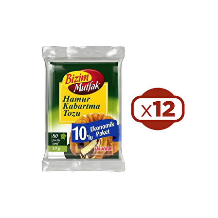 Bizim Mutfak Hamur Kabartma Tozu 10 lu x 12 Adet
