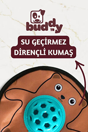 Fırlatılabilir Ödüllü Frizbi Köpek Oyuncağı | Lezzetle Eğlence Bir Arada