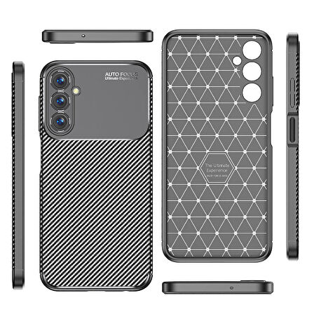 Gpack Samsung Galaxy A05S Kılıf Negro Karbon Kamera Korumalı Silikon Lüx