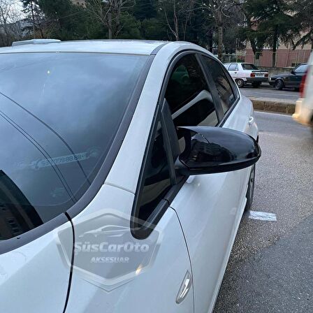 Opel Astra J 2009-2020 Batman Yarasa Ayna Kapağı Piano Black ABS Plastik
