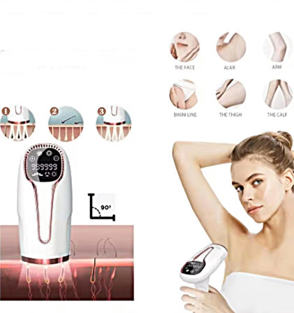 Buz Lazer Epilasyon 999.999 Atım- Cilt Gençleştirici- Giderici- Lazer Epilasyon Aleti Nwn-2