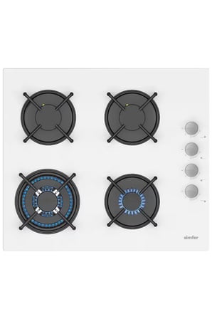 Simfer 0+10 Fonksiyon Steam Master Beyaz 3'lü Ankastre Set (8245 Fırın + 3509 Ocak + 8707 Davlumbaz)