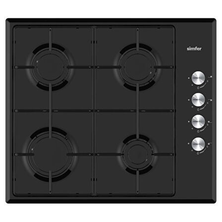Simfer 4 Fonksiyon Trend Siyah Metal 3'lü Ankastre Set (8251 Fırın - 3851 Ocak - 8713 Davlumbaz)