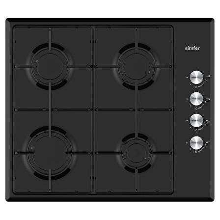 Simfer 4 Fonksiyon Trend Siyah Metal 3'lü Ankastre Set (8251 Fırın - 3851 Ocak - 8727 Davlumbaz)