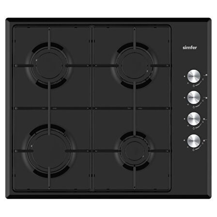 Simfer 4 Fonksiyon Trend Siyah Cam 3'lü Ankastre Set 