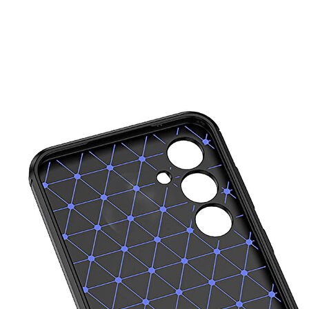 Gpack Samsung Galaxy S23 FE Kılıf Niss Silikon Kamera Korumalı Deri Görünümlü