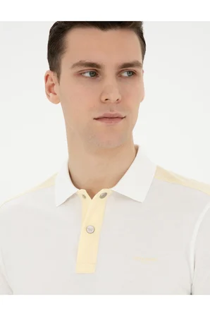 Slim Fit Polo Yaka %100 Pamuk Tişört 1827327