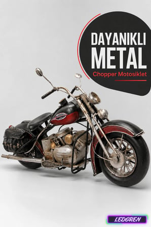 Dekoratif Metal Motosiklet Maketi Masaüstü Biblo Ev Ofis Hediyelik 0610ZS-845
