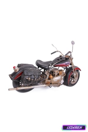 Dekoratif Metal Motosiklet Maketi Masaüstü Biblo Ev Ofis Hediyelik 0610ZS-845