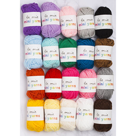 Loren Polyester Soft Macrame Pembe El Örgü İpi - LM042 - 34446