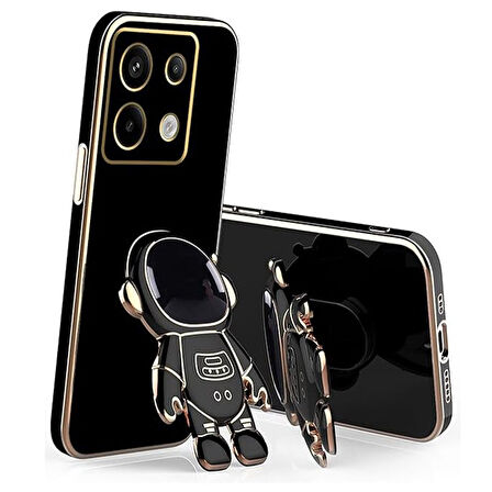Gpack Xiaomi Redmi Note 13 Pro 5G Kılıf Kamera Korumalı Astronot Desenli Standlı Silikon