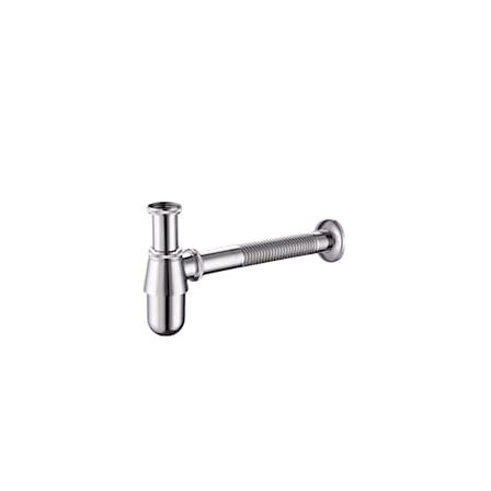 SF165 33 cm Lavabo Sifonu G1 1/4'' - Metal Körüklü Gider Borusu