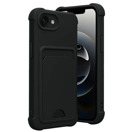 Apple iPhone 16E Kelvin Kartvizitli Silikon - Siyah