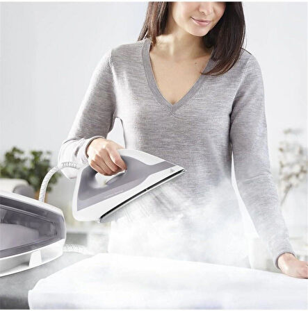 OUTLET ÜRÜN Tefal SV4111 Express Mini Kırışıklık Giderici 2200 Watt Buhar Kazanlı Ütü