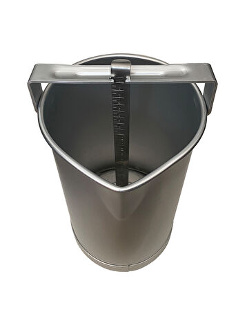 20 Litre Süt Ölçer Kovası Aluminyum (Ölçek)