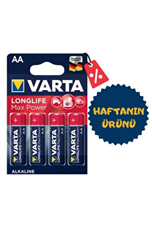 Haftanın Ürünü-varta Max Power Aa Alkalin Kalem Pil 4lü Kampanya Fiyatı